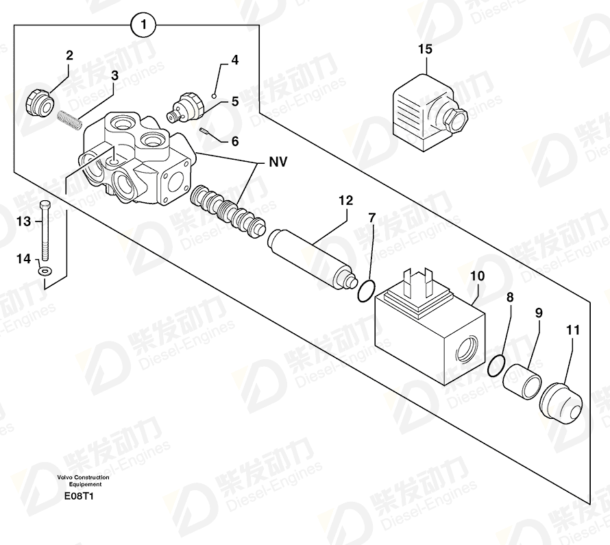 VOLVO Spring 7413225 Drawing