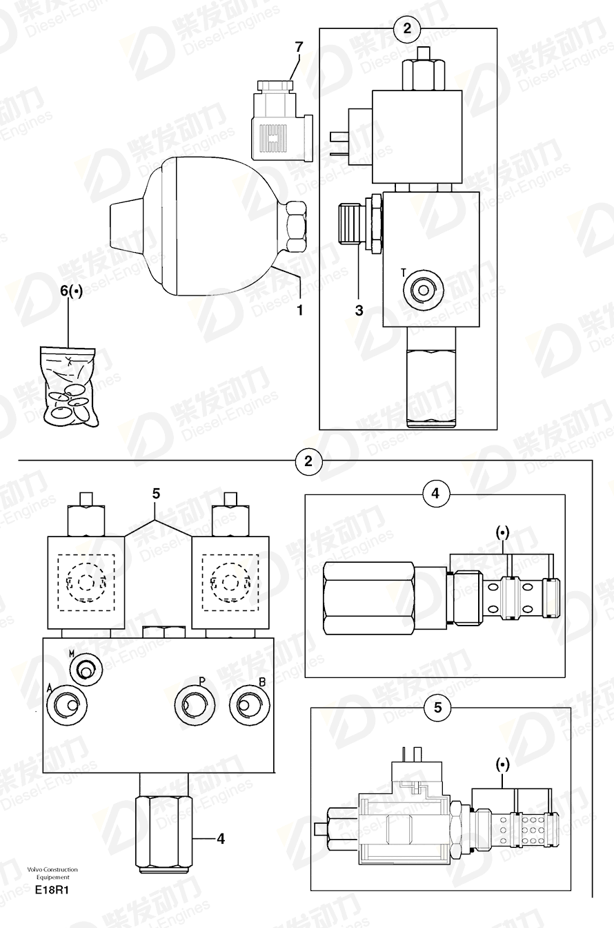 VOLVO Block 6090065 Drawing