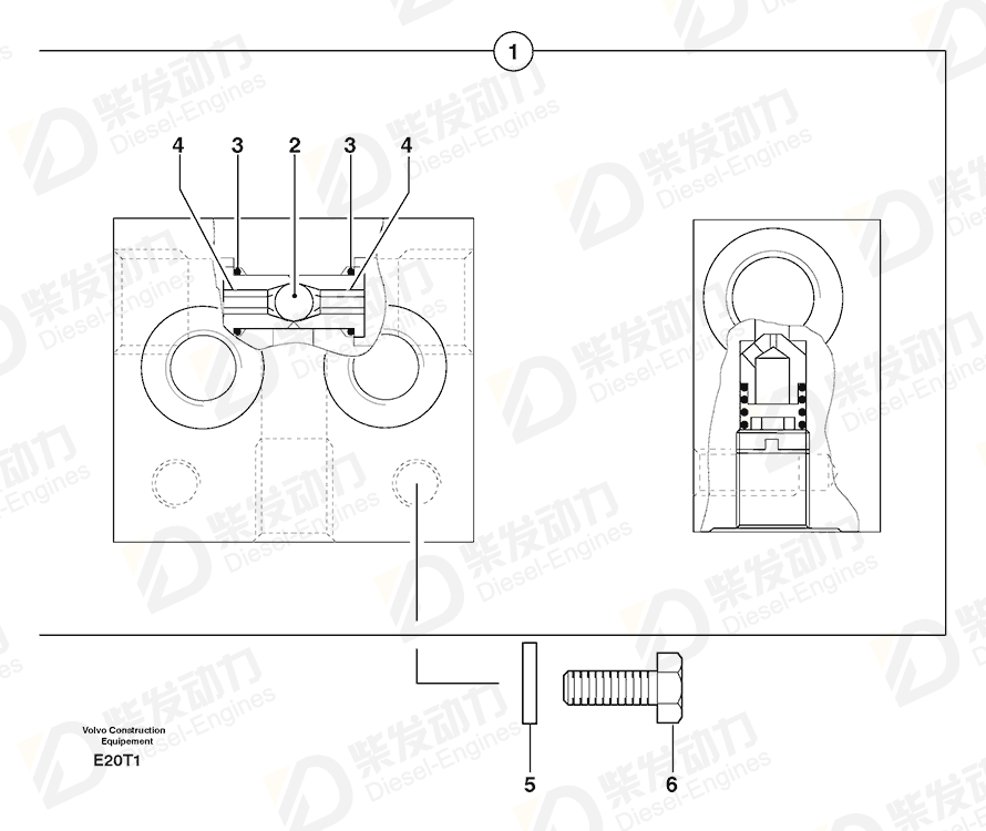 VOLVO Ball 4100017 Drawing