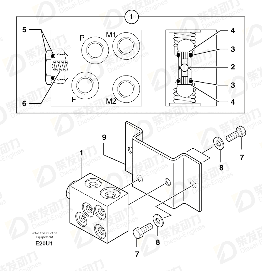 VOLVO Spring 4810040 Drawing