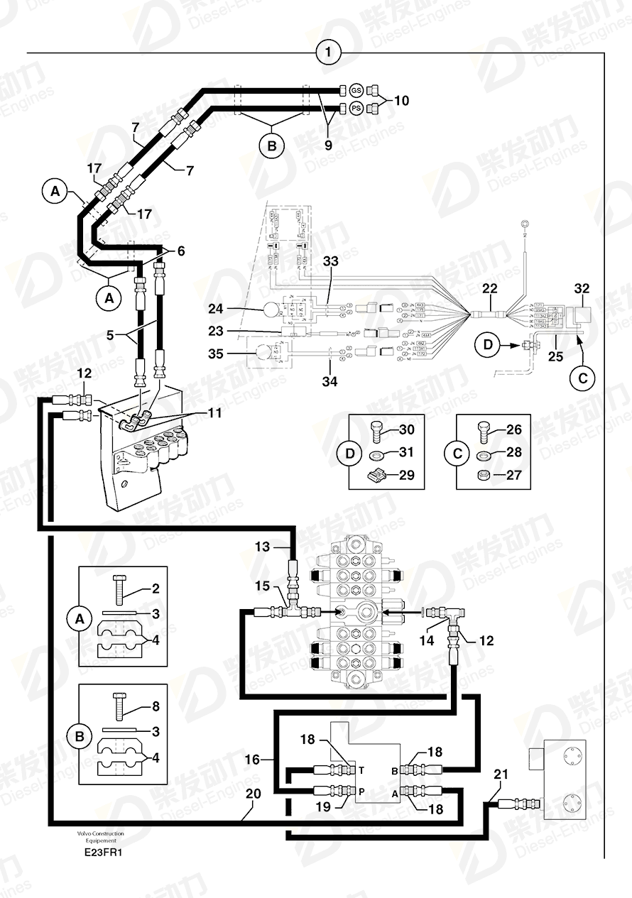VOLVO Switch 5160279 Drawing