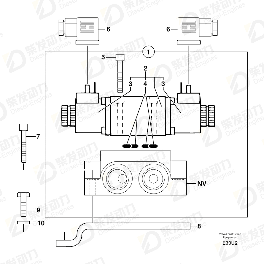 VOLVO Distributor 5220057 Drawing