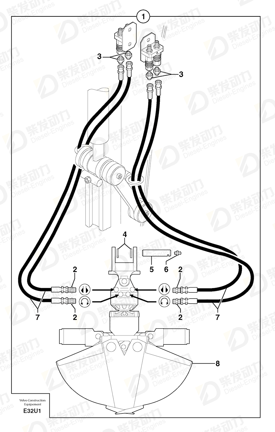 VOLVO Washer 5540017 Drawing