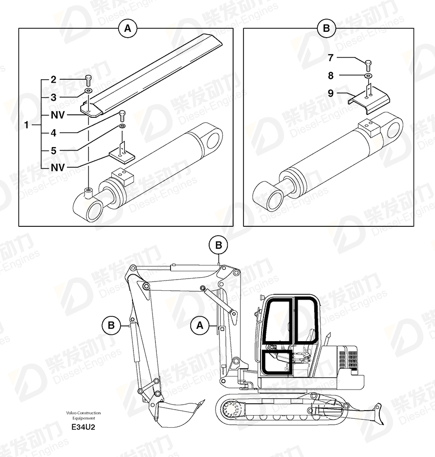 VOLVO Apron 3710067 Drawing