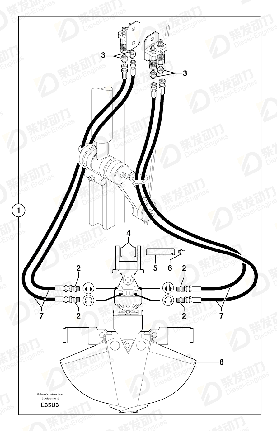 VOLVO Union 4750198 Drawing