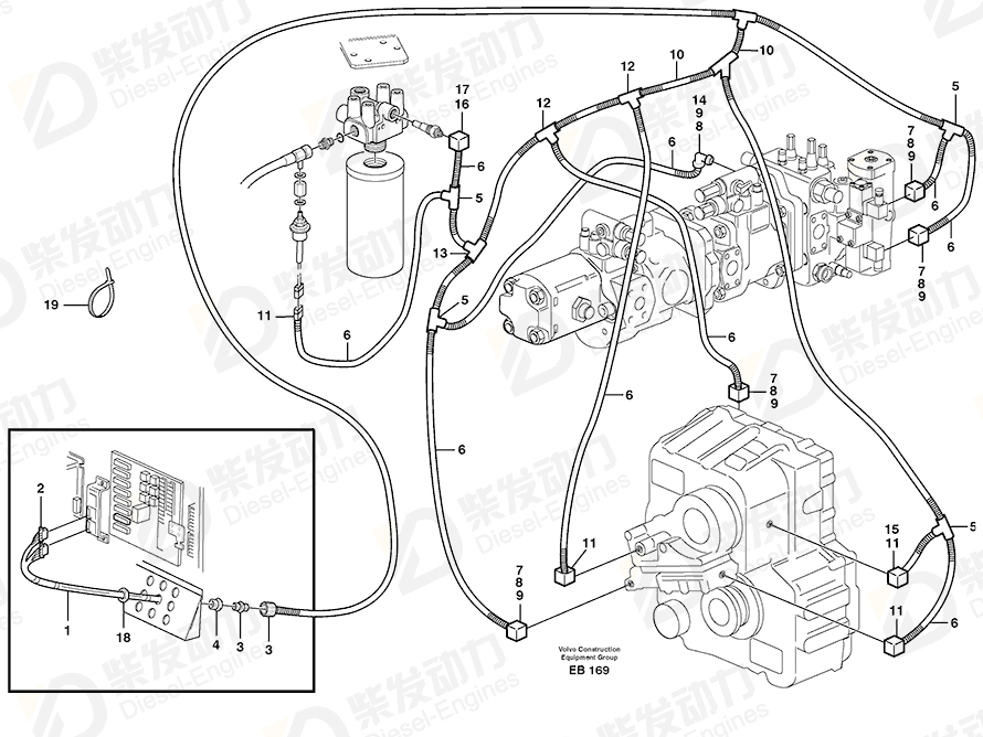 VOLVO Manifold 4803732 Drawing