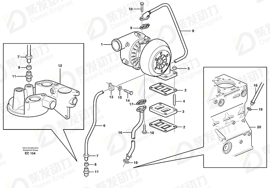 VOLVO Stud 13977298 Drawing