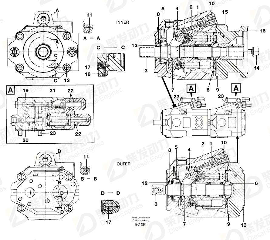 VOLVO Plug 11992832 Drawing