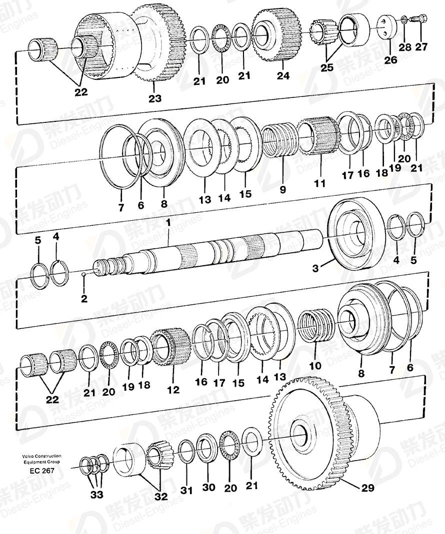 VOLVO Piston 4871699 Drawing