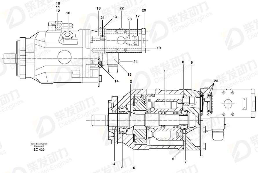 VOLVO Plug 11701350 Drawing