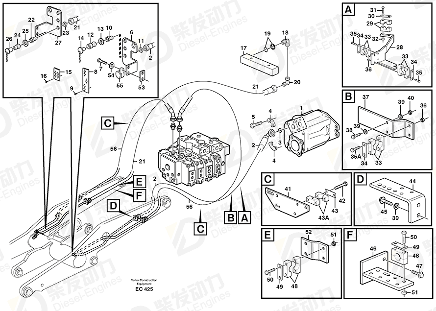 VOLVO Flange screw 13965183 Drawing