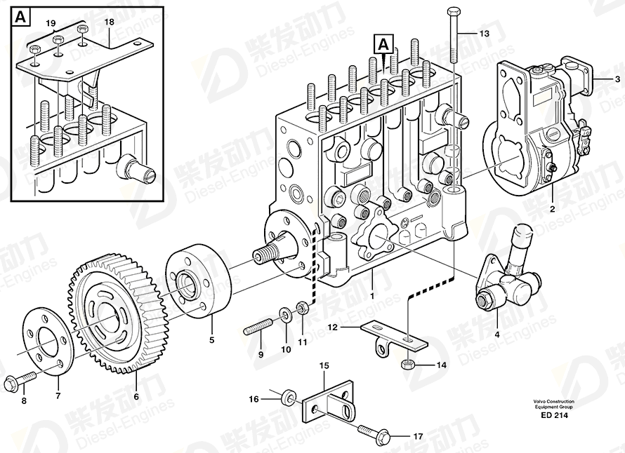 VOLVO Stud 479972 Drawing