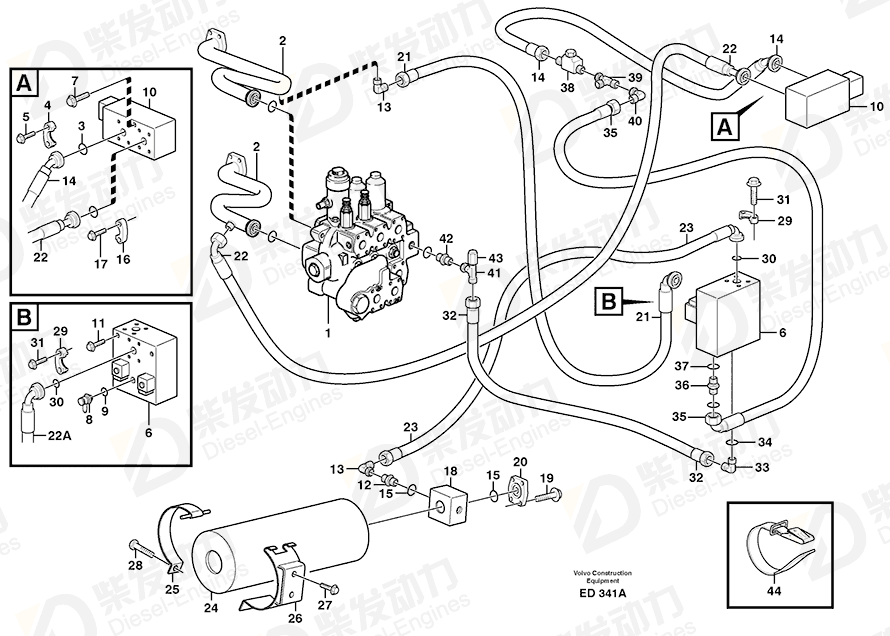 VOLVO Nipple 4881498 Drawing