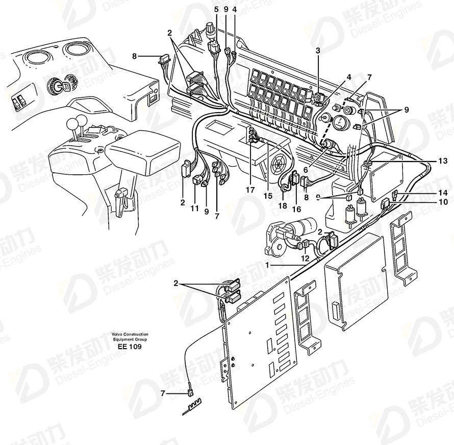 VOLVO Receptacle housing 1096618 Drawing