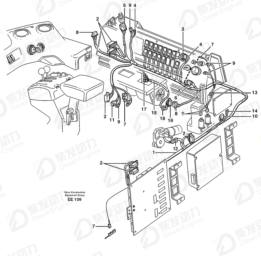 VOLVO Receptacle housing 1096618 Drawing VOLVO Receptacle housing 1096618 Drawing
