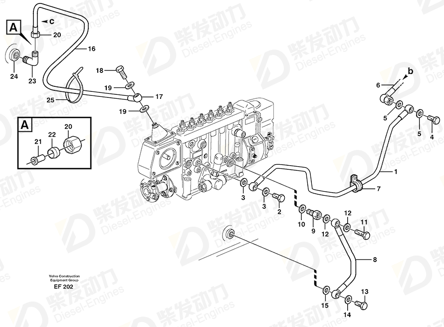 VOLVO Tube 11031277 Drawing