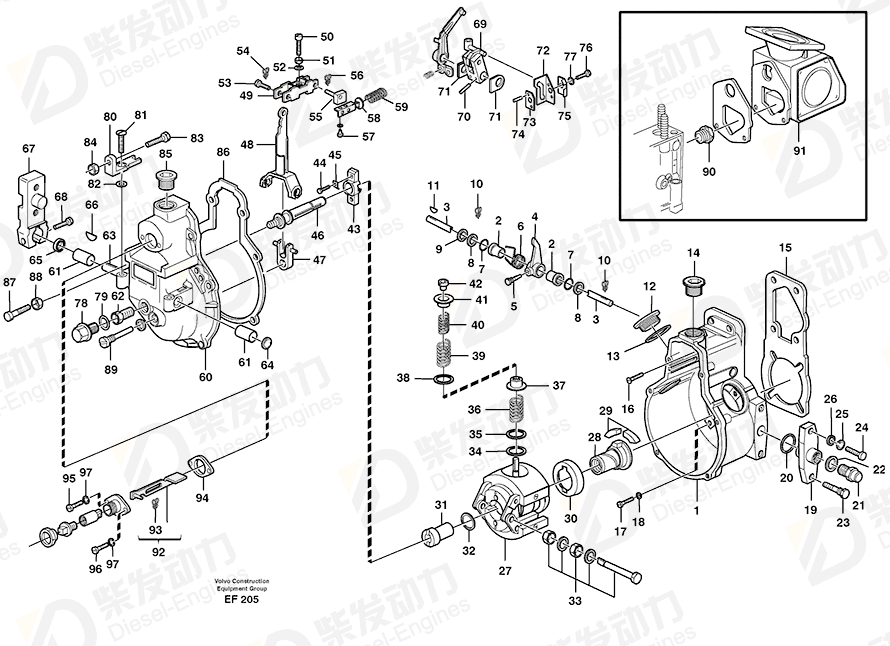 VOLVO Guide lug 11997692 Drawing