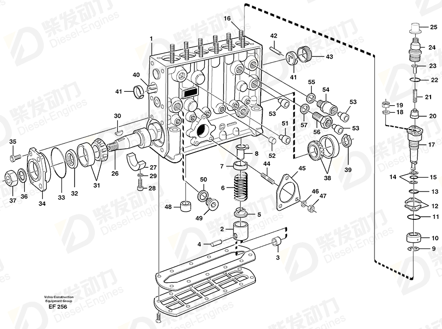 VOLVO Spring pin 244008 Drawing