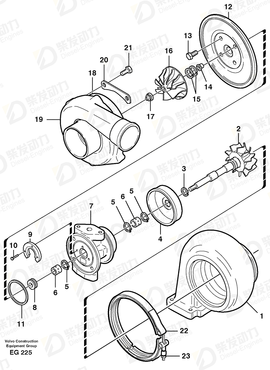 VOLVO Retainer 1696009 Drawing