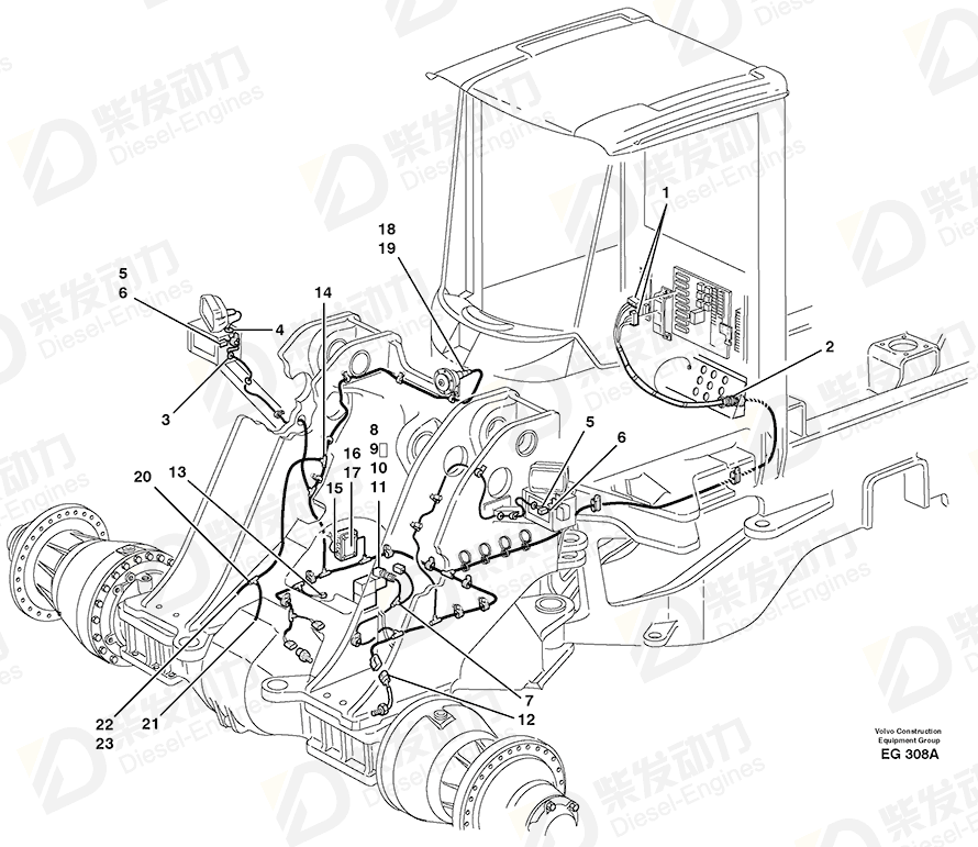 VOLVO Bushing 11039005 Drawing