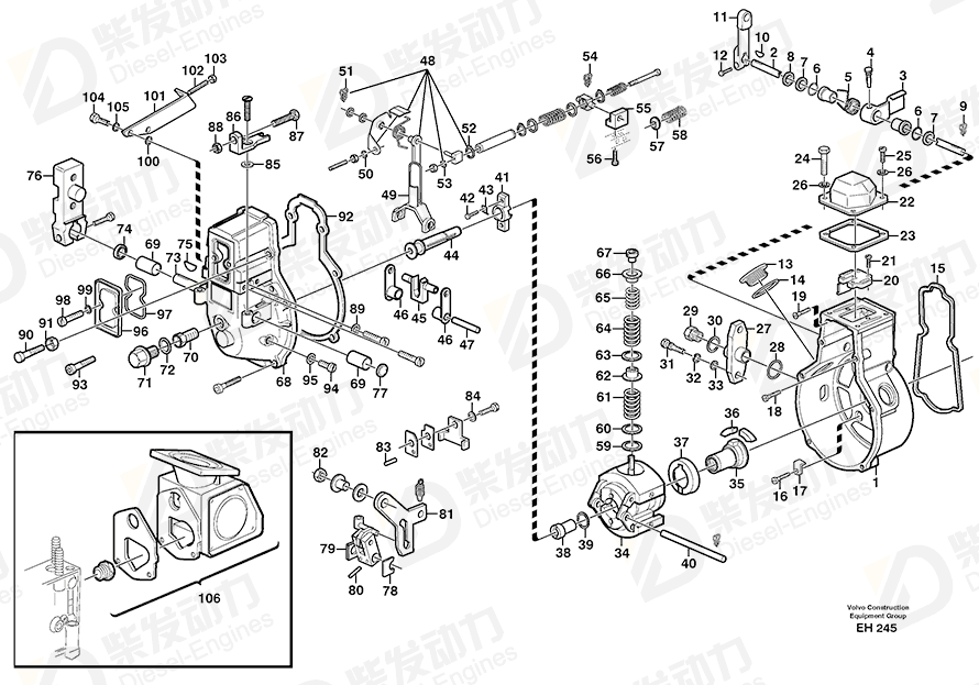 VOLVO Spring disc 11998349 Drawing
