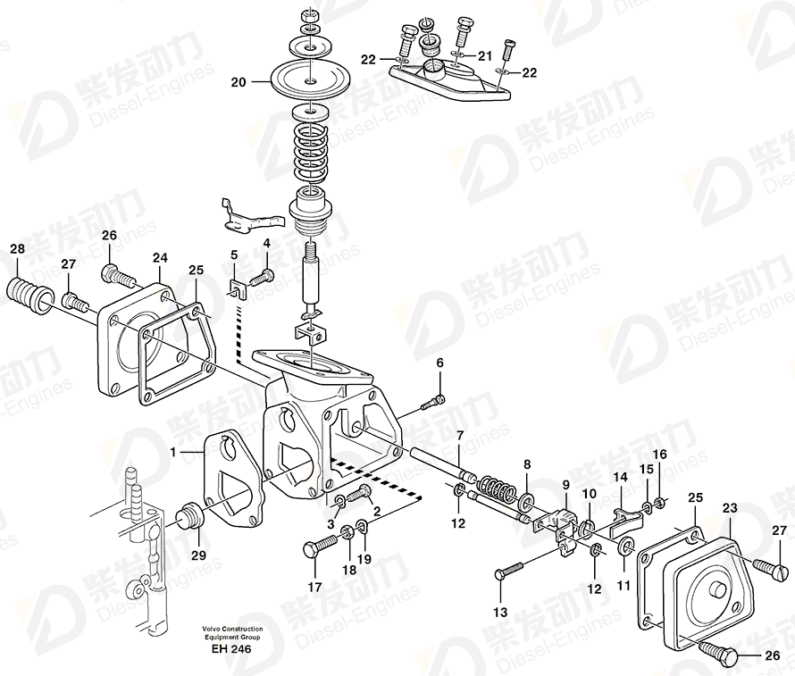 VOLVO Cover 241789 Drawing