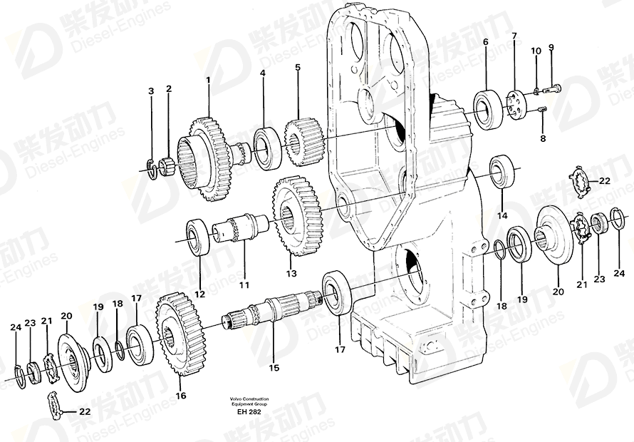 VOLVO Lock washer 383992 Drawing VOLVO Lock washer 383992 Drawing