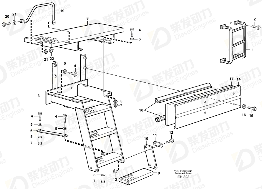 VOLVO Flange screw 982377 Drawing