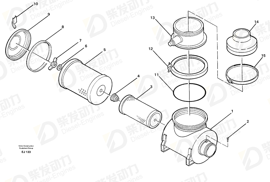 VOLVO Nut 12002578 Drawing