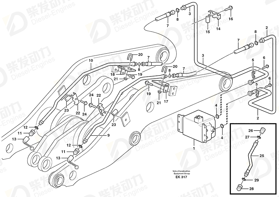 VOLVO Dust cover 11147586 Drawing