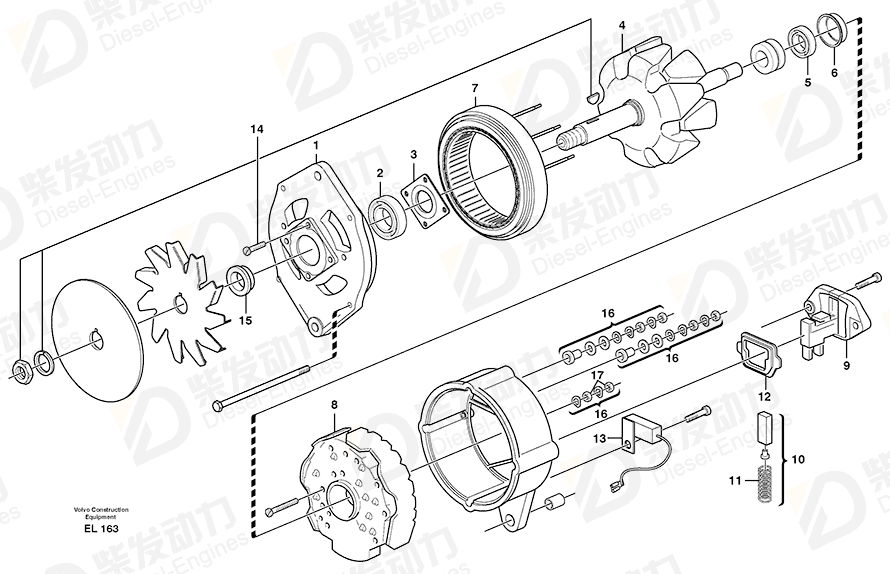 VOLVO Rotor 3091569 Drawing