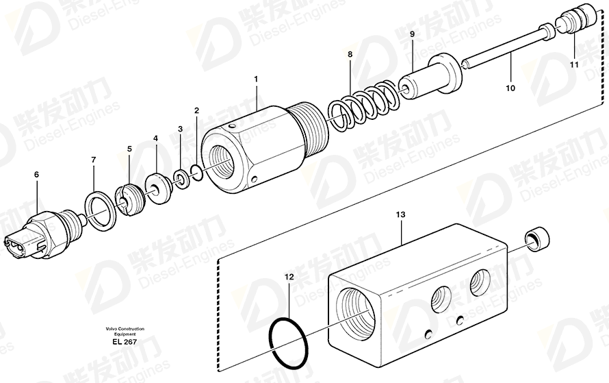 VOLVO O-ring 925066 Drawing