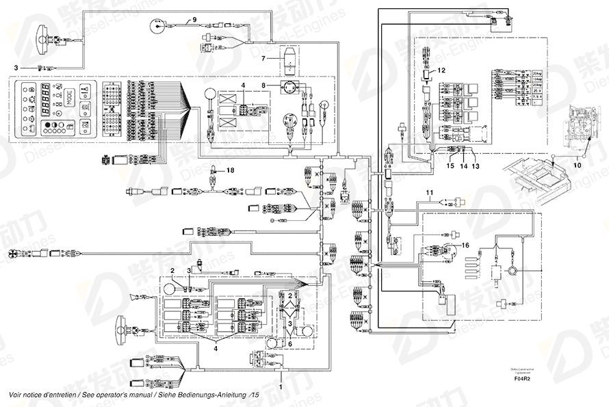 VOLVO Wire harness 5720346 Drawing