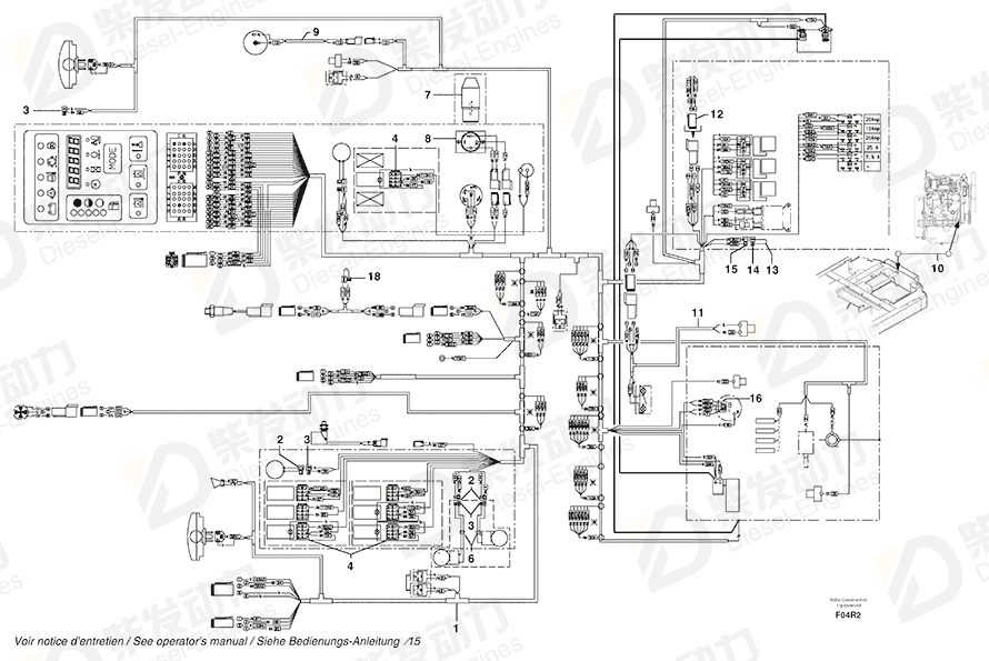 VOLVO Wire harness 5720346 Drawing VOLVO Wire harness 5720346 Drawing