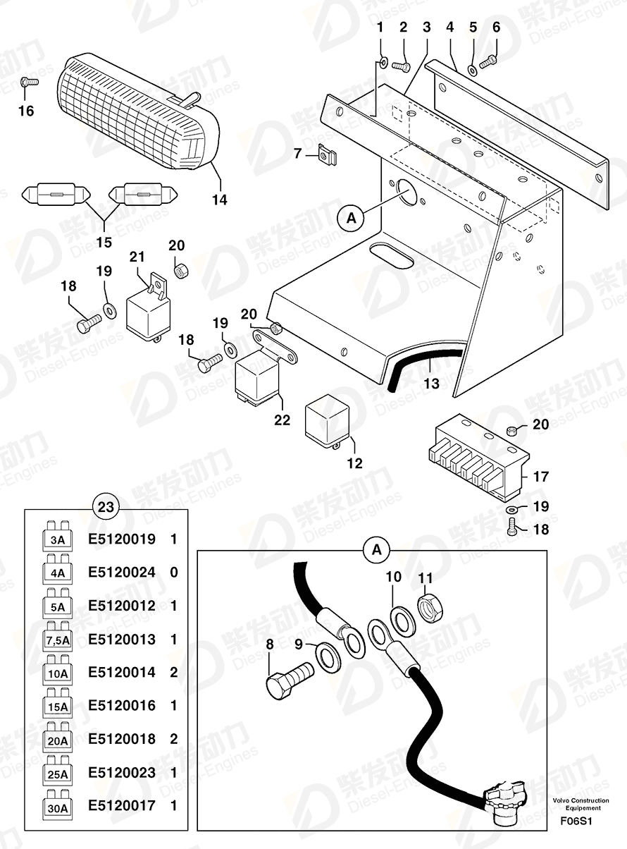 VOLVO Screw 4300012 Drawing