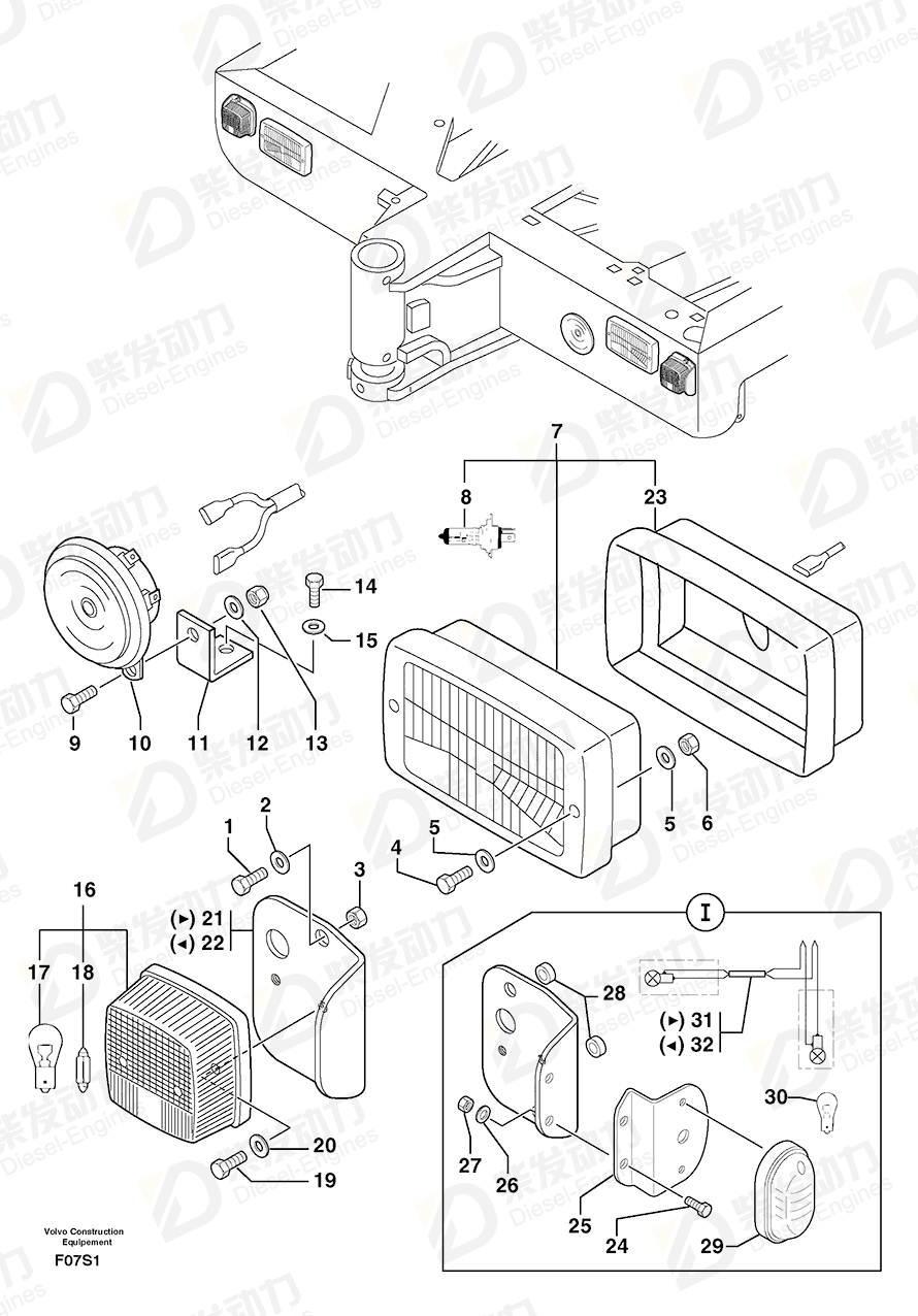 VOLVO Screw 4380367 Drawing