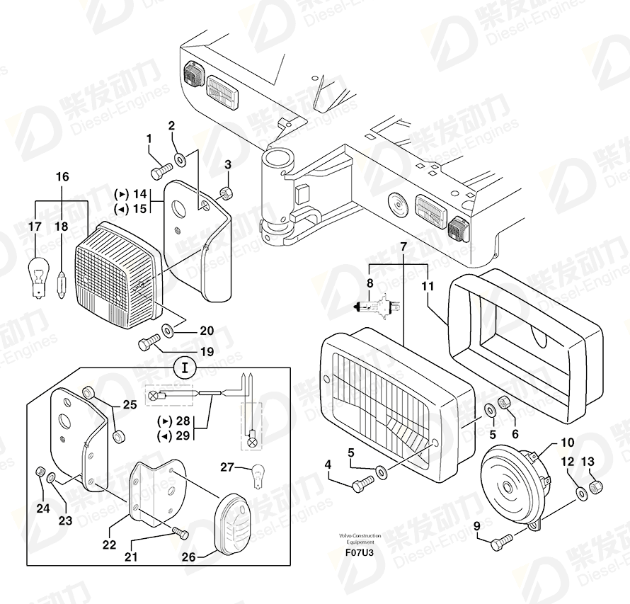 VOLVO Screw 4380008 Drawing