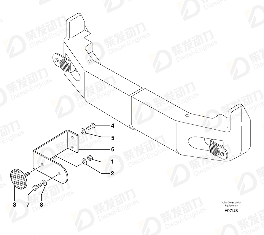 VOLVO Apron 3590241 Drawing