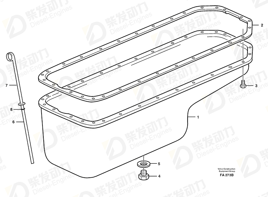 VOLVO Magnetic plug 13949175 Drawing VOLVO Magnetic plug 13949175 Drawing
