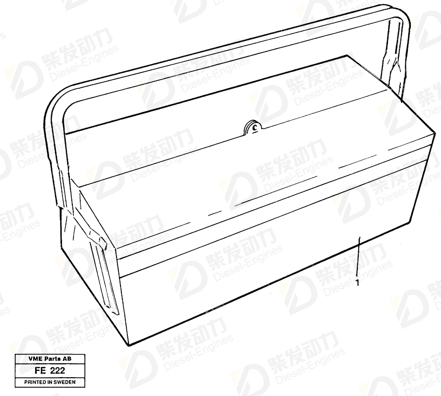 VOLVO Allen key 914005 Drawing