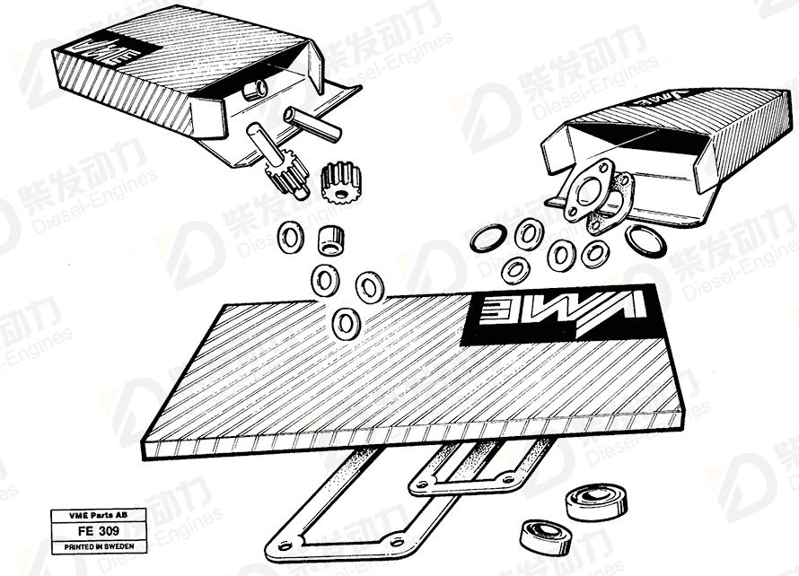 VOLVO Liner kits 275634 Drawing