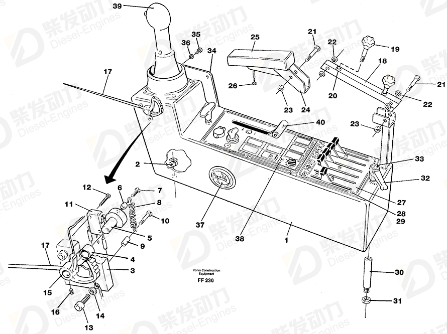 VOLVO Hour counter 4803561 Drawing