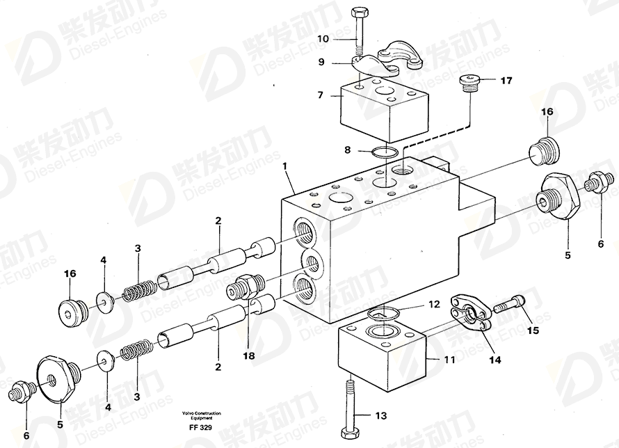 VOLVO Hexagon screw 13970982 Drawing