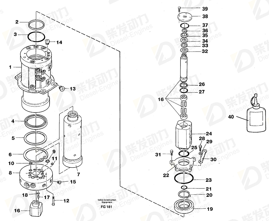 VOLVO Hex. socket screw 959229 Drawing VOLVO Hex. socket screw 959229 Drawing