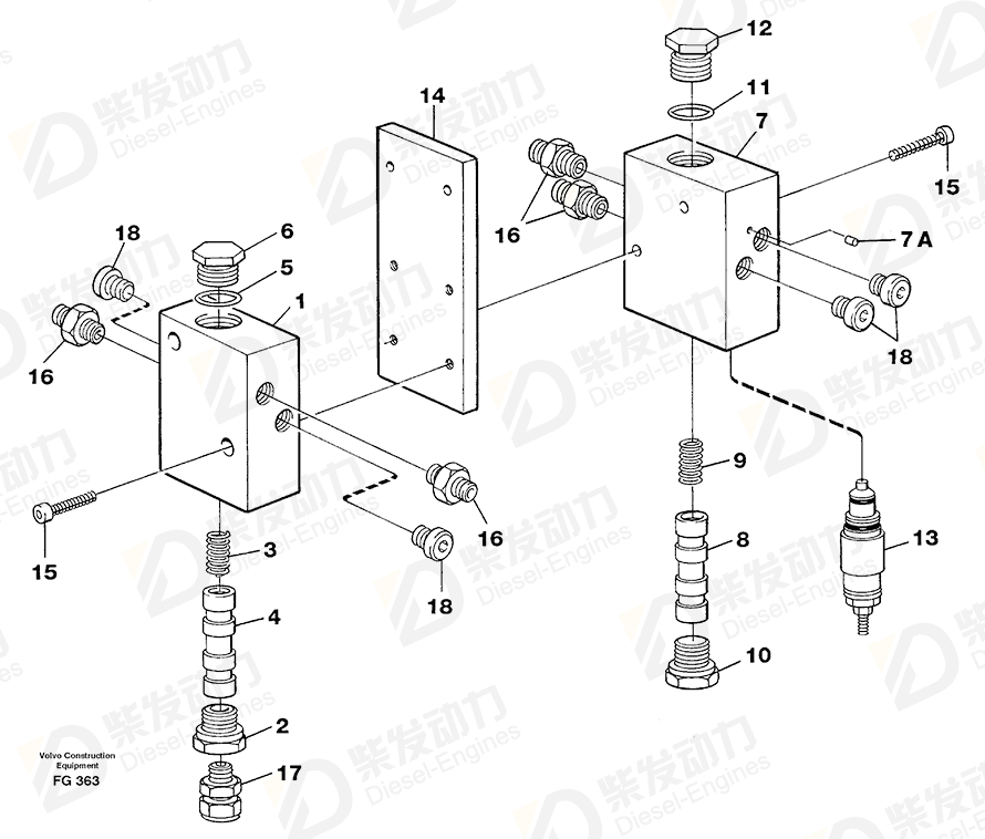 VOLVO Sealing plug 14214716 Drawing VOLVO Sealing plug 14214716 Drawing