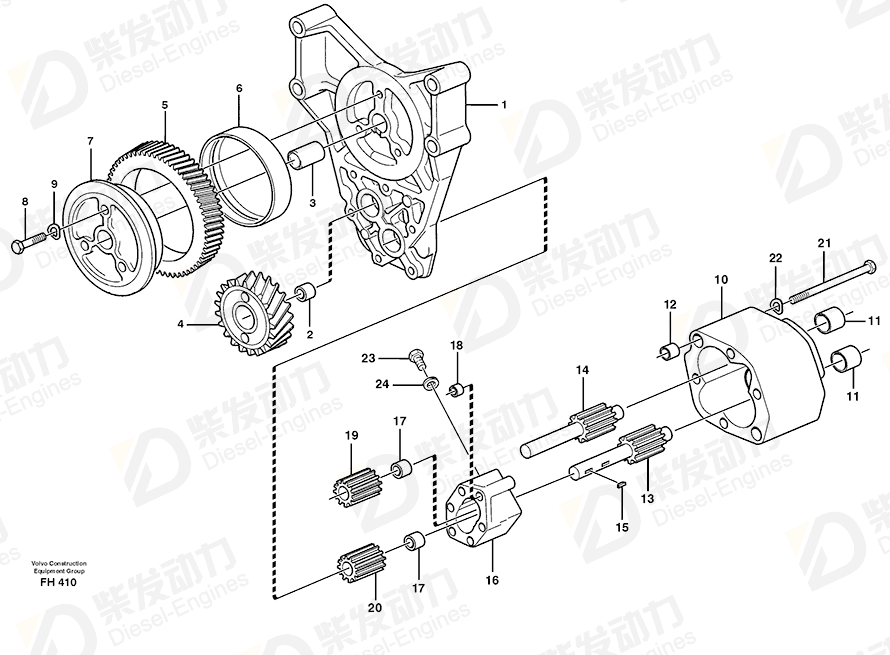 VOLVO Bushing 471585 Drawing