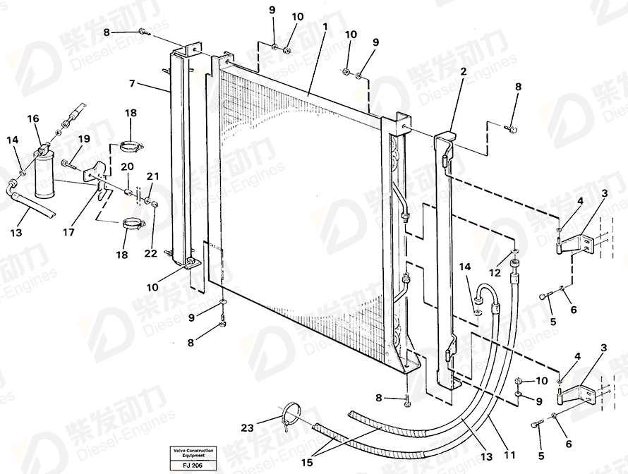 VOLVO Strip 14214040 Drawing