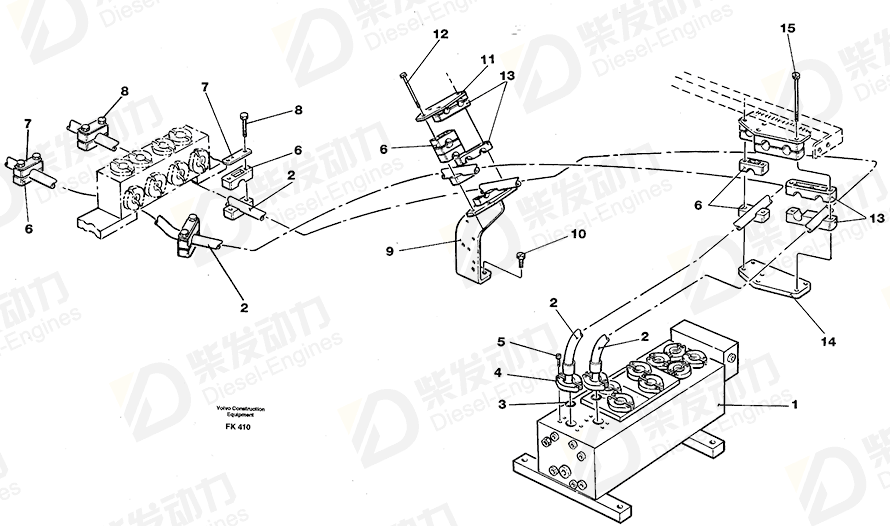 VOLVO Hexagon screw 13970959 Drawing