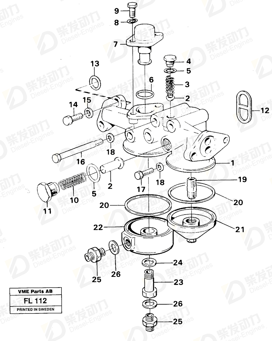 VOLVO Hexagon screw 940094 Drawing