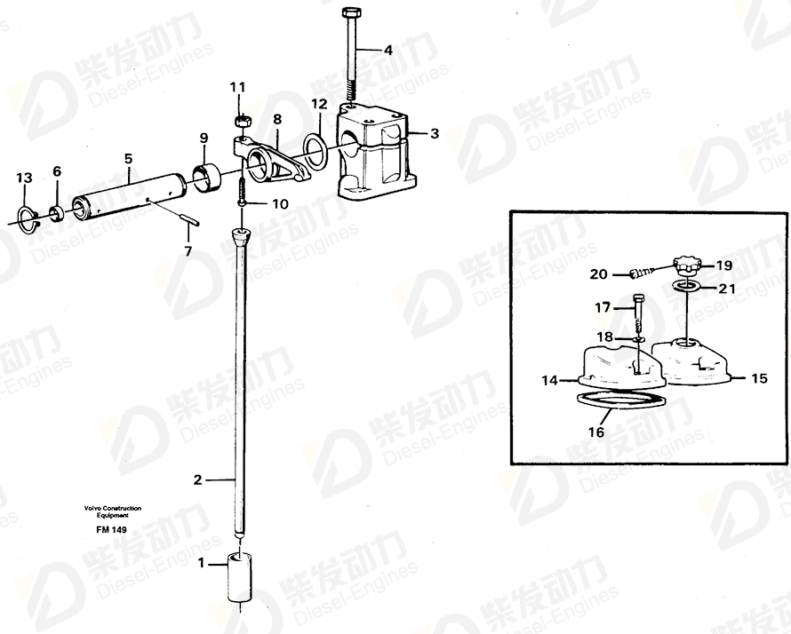 VOLVO Cover 423404 Drawing